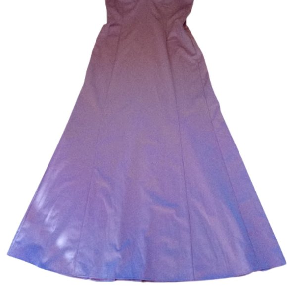 Pink Blush Full Length Maxi Halter Gown  Size 14 - Picture 5 of 6